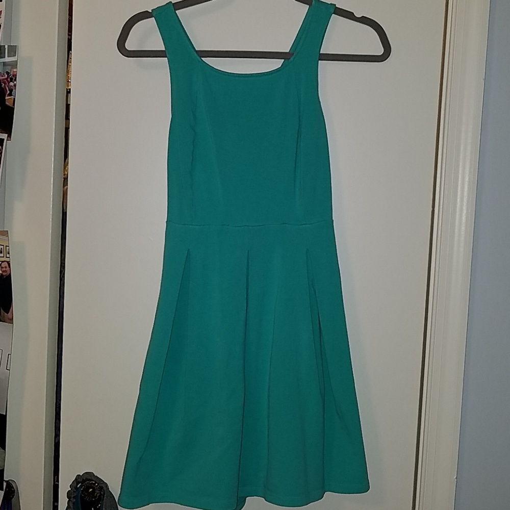 Teal dress